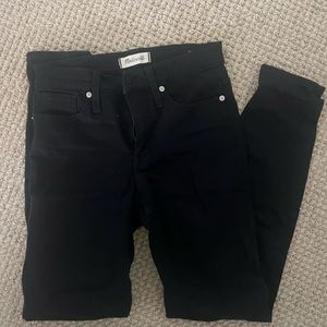 Black Madewell skinny jeans